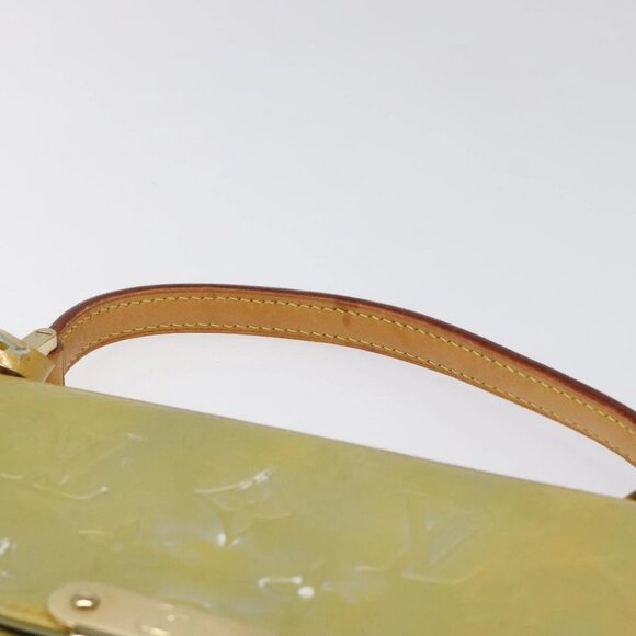 LOUIS VUITTON Monogram Vernis Spring Street Hand Bag Gris M91029 LV Auth MY048 - Picture 9 of 16